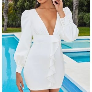 Oh Polly get wavey satin dress